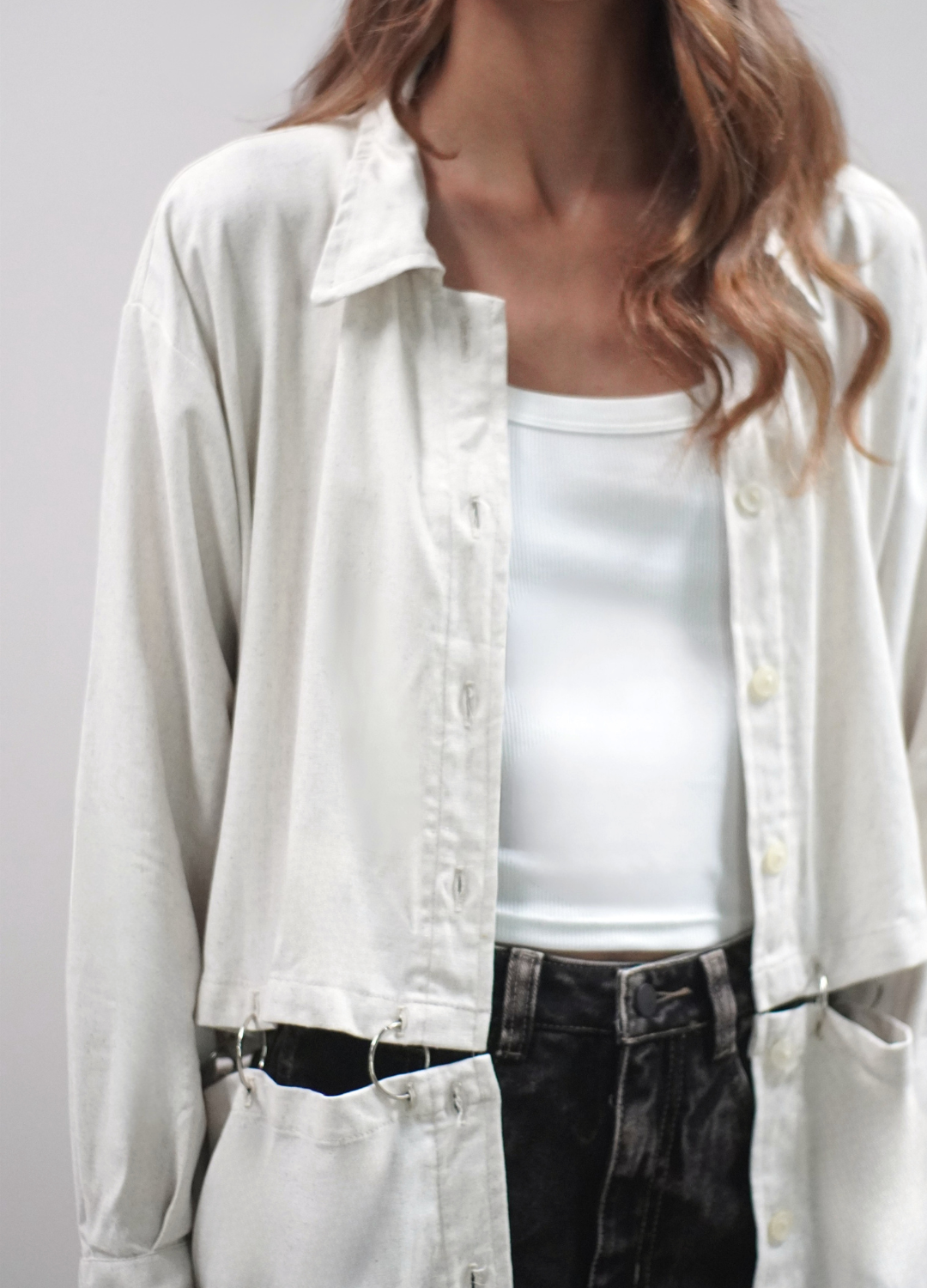 Camisa Lino - Crudo