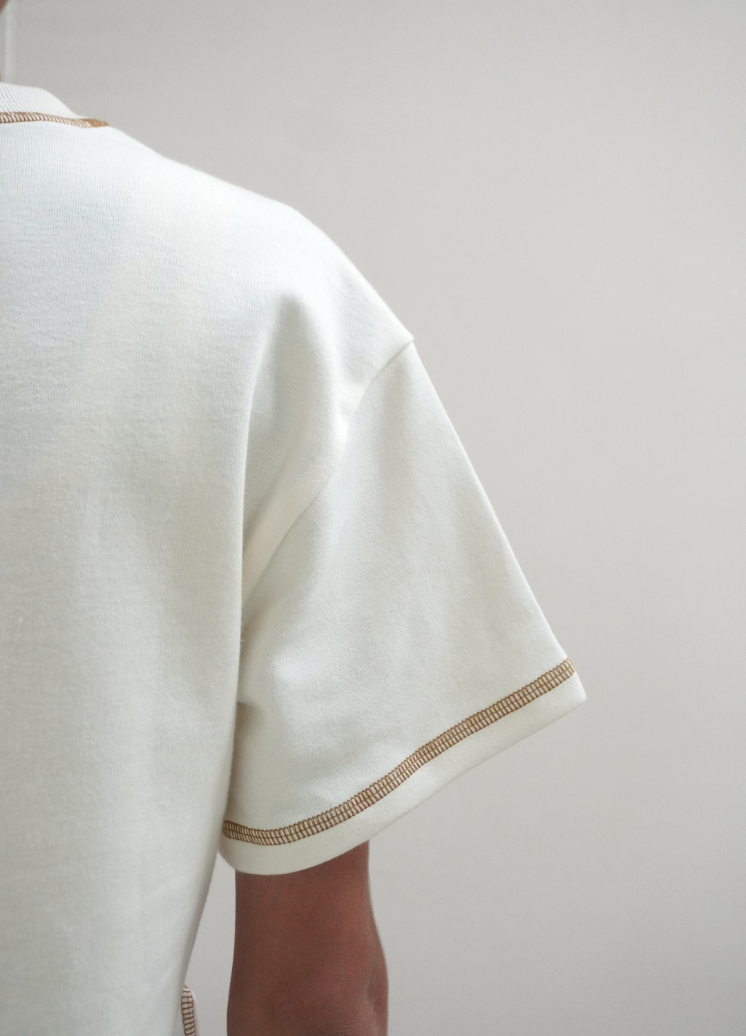 T-shirt Front Knot - Vanilla