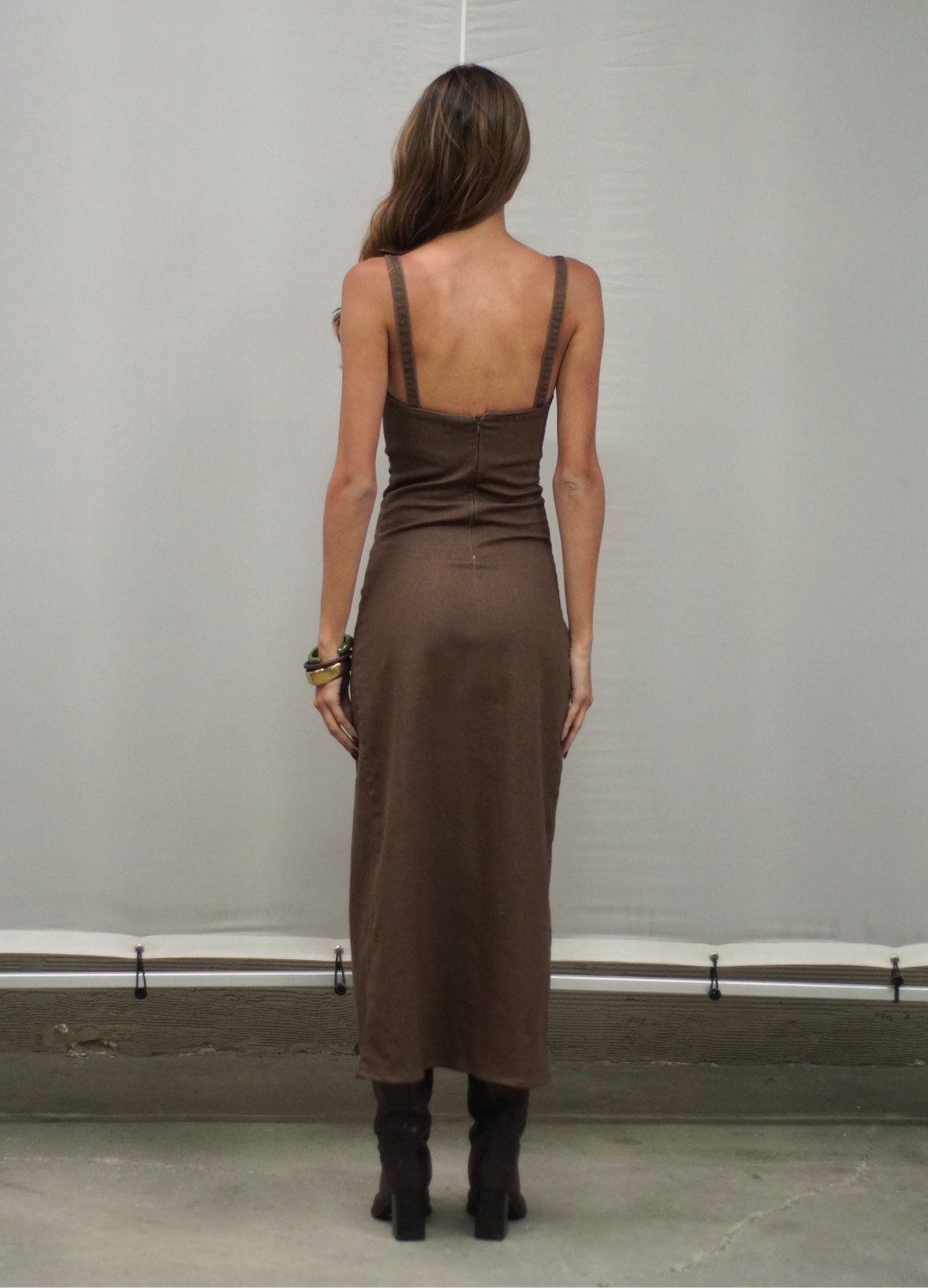 Vestido Denim - Mocca
