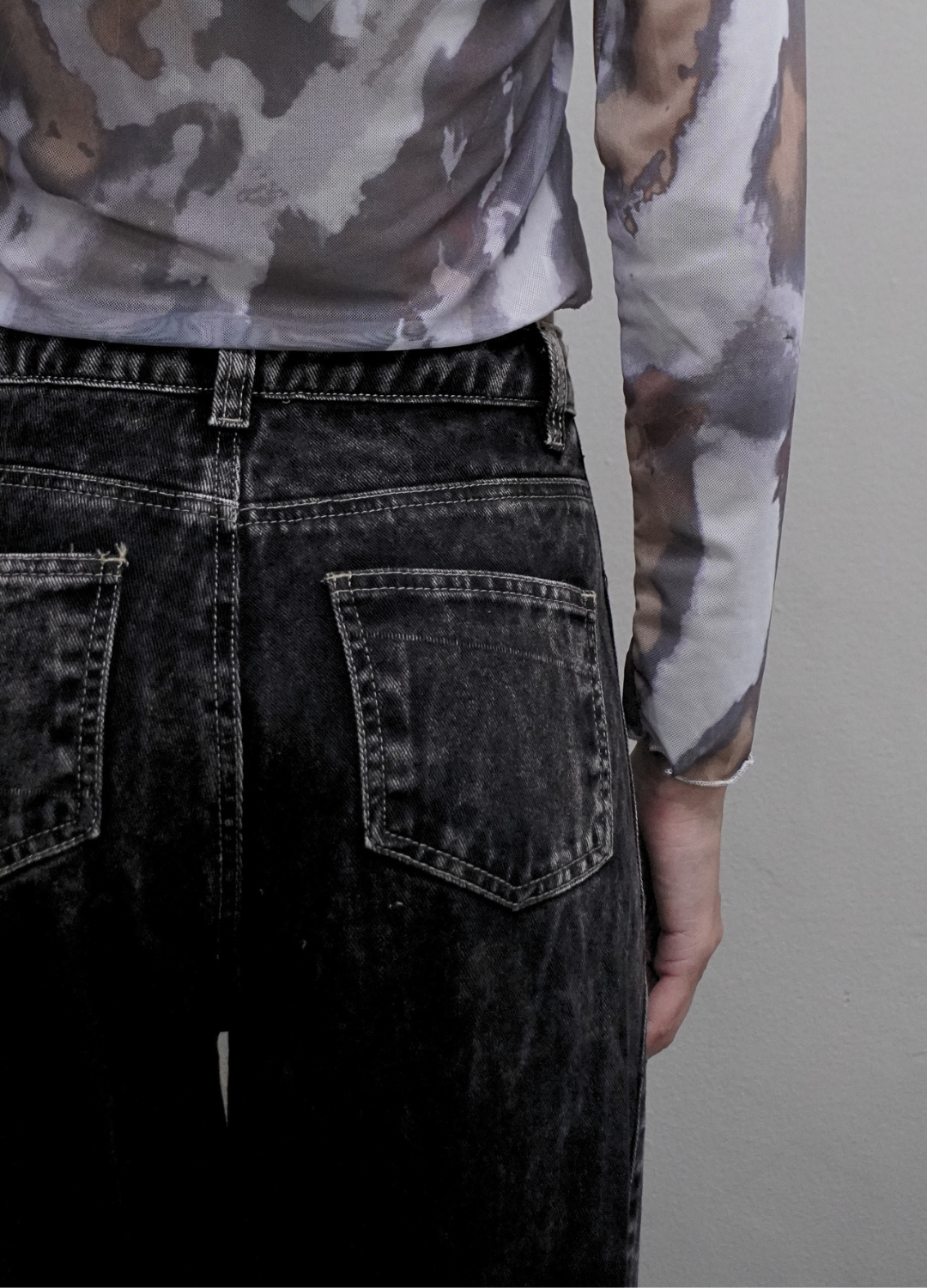 Washed Flare Jean